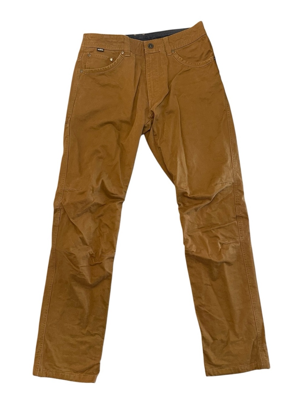 Kuhl Hot Ryder Flannel Lined Work Pants Men’s 31x34 Relaxed Fit Khaki Color